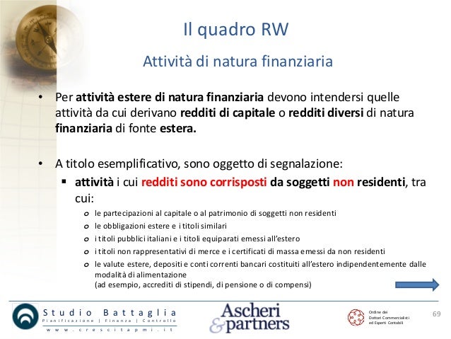 Compilazione quadro rw forex