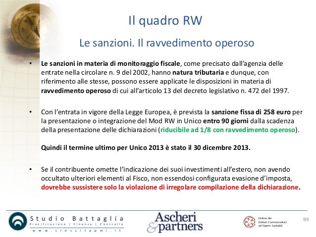 Compilazione quadro rw forex