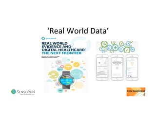 ‘Real	World	Data’	
 