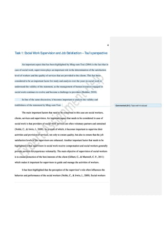 Theories and Principles Of Supervision For Social Work | PDF