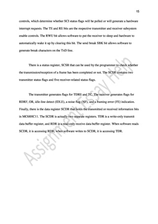 Engineering Assignment Sample on An Assignment on Microcontroller