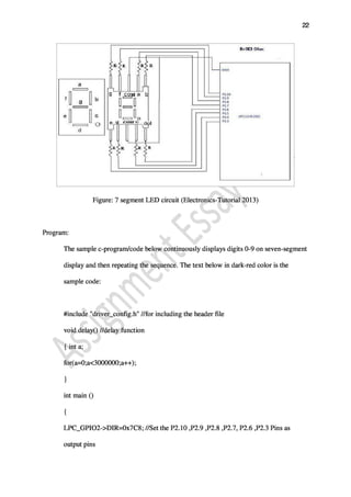 Engineering Assignment Sample on An Assignment on Microcontroller
