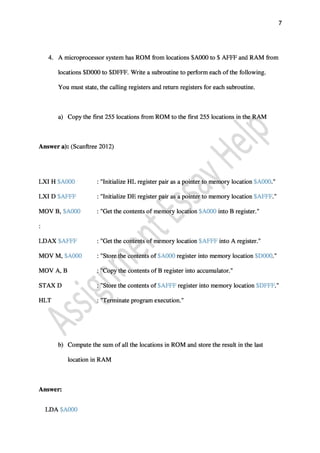 Engineering Assignment Sample on An Assignment on Microcontroller