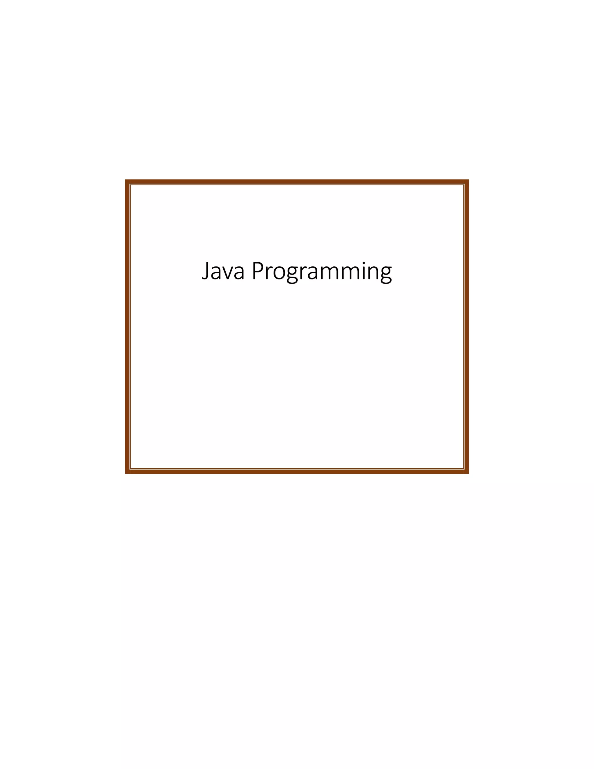 1 sample16c132 java-programming | PDF | Programming Languages | Computing