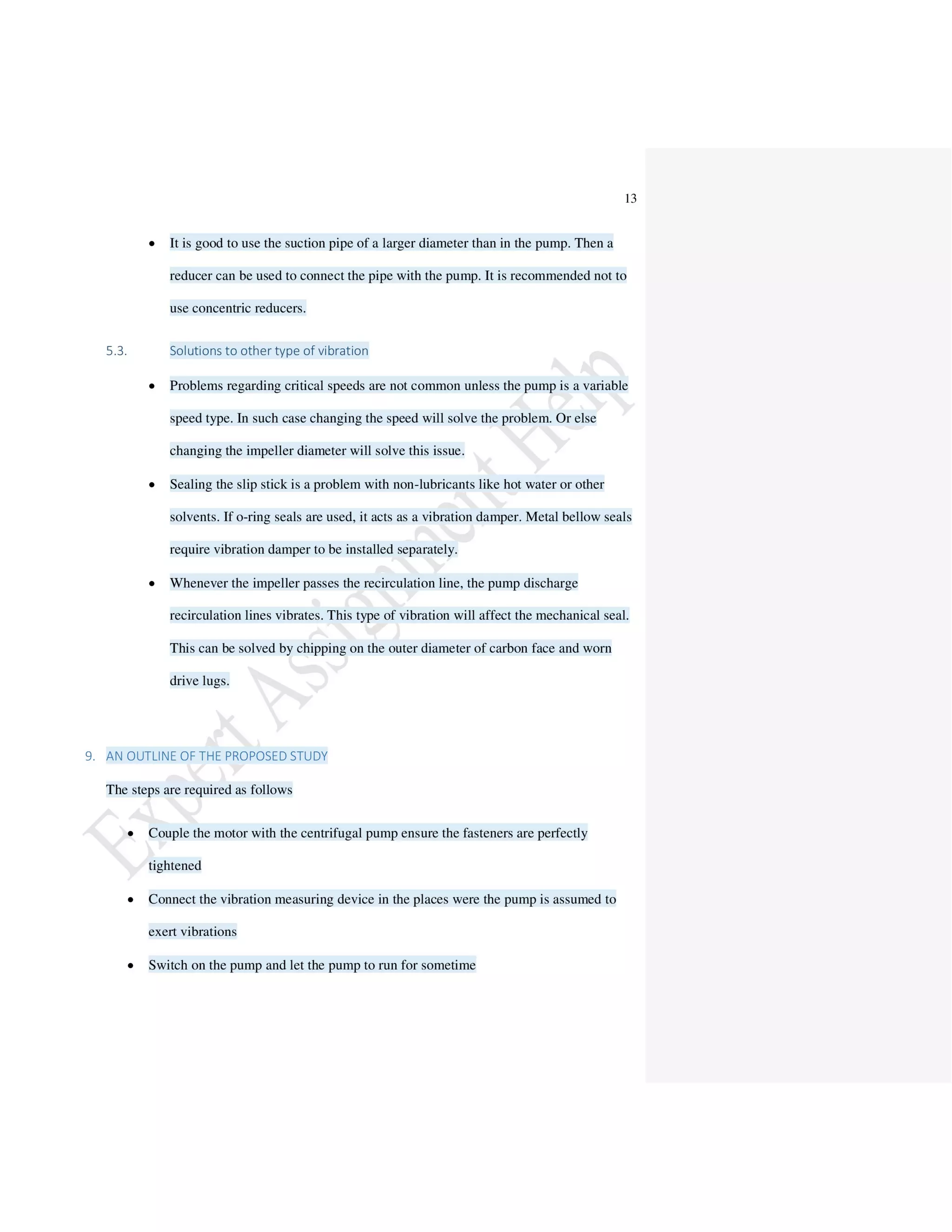 Electrical Engineering Centrifugal Pumps Vibration