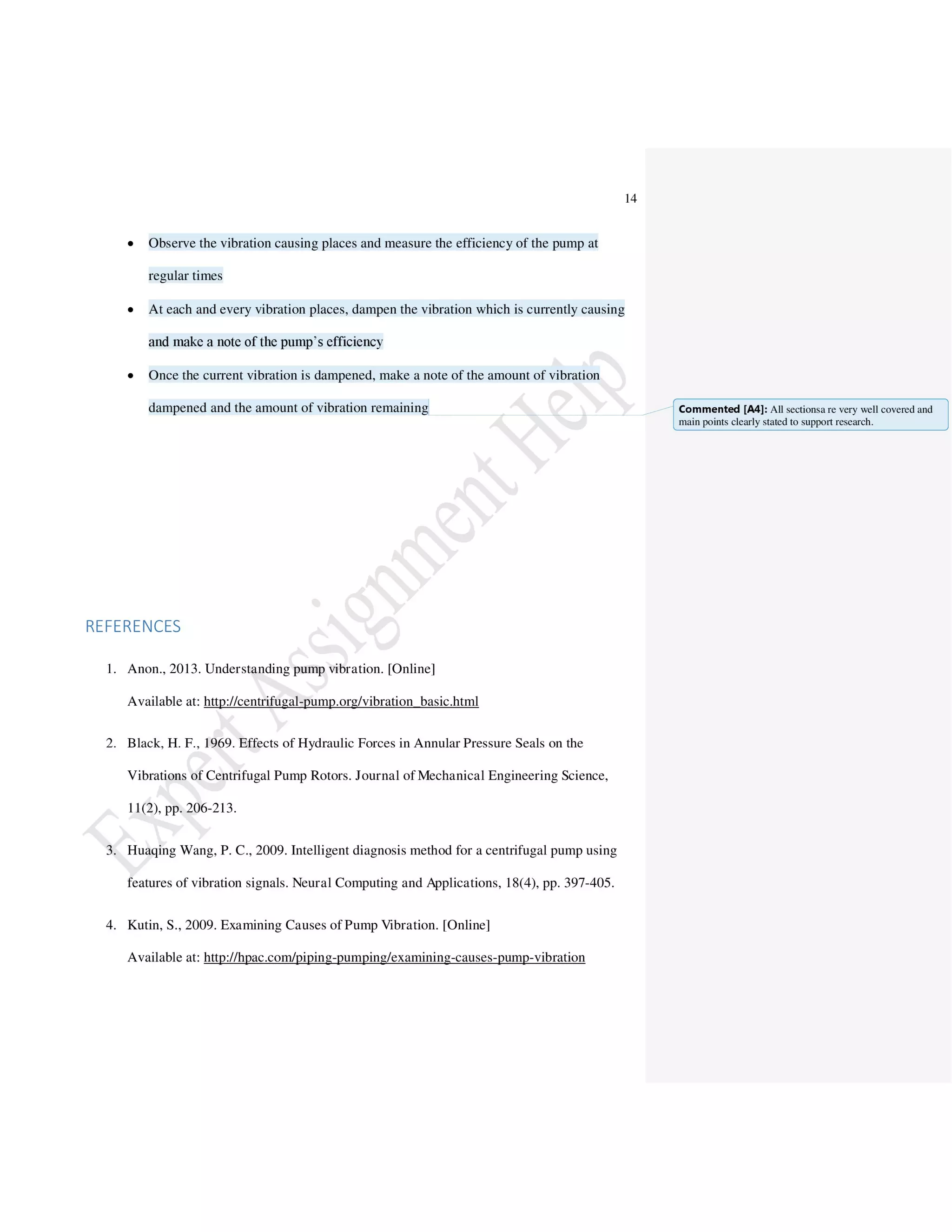 Electrical Engineering Centrifugal Pumps Vibration