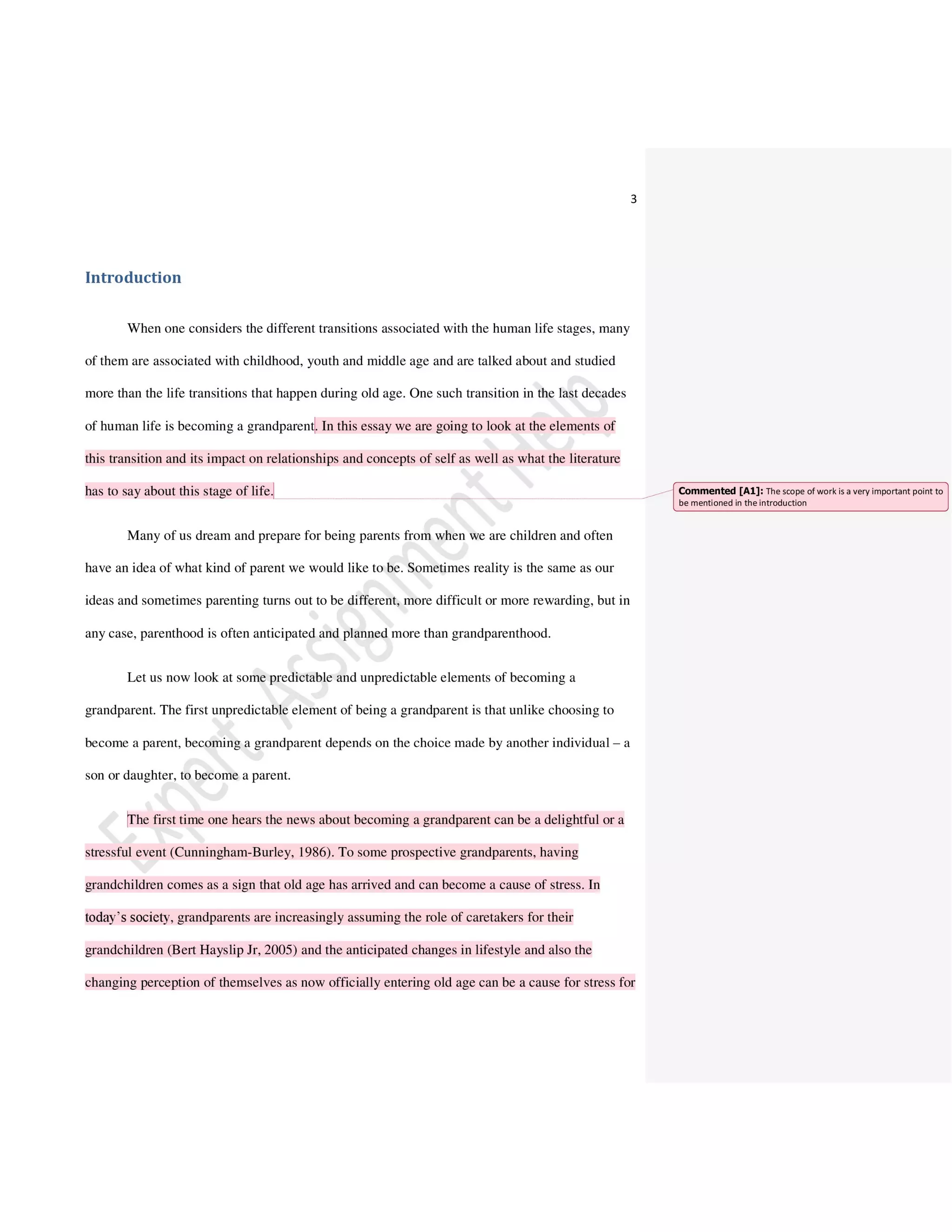 Psychological Changes in a Human When He Grows Old