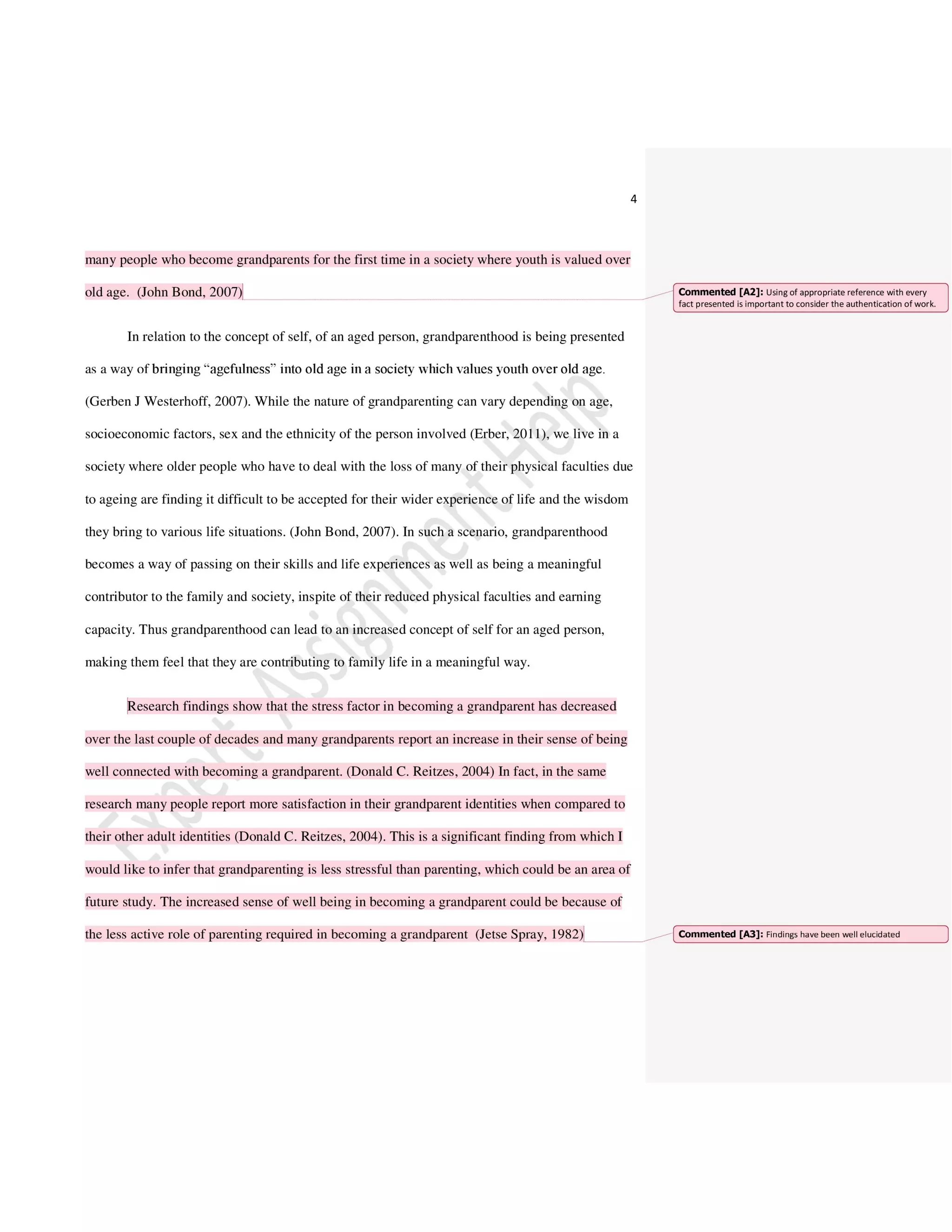 Psychological Changes in a Human When He Grows Old