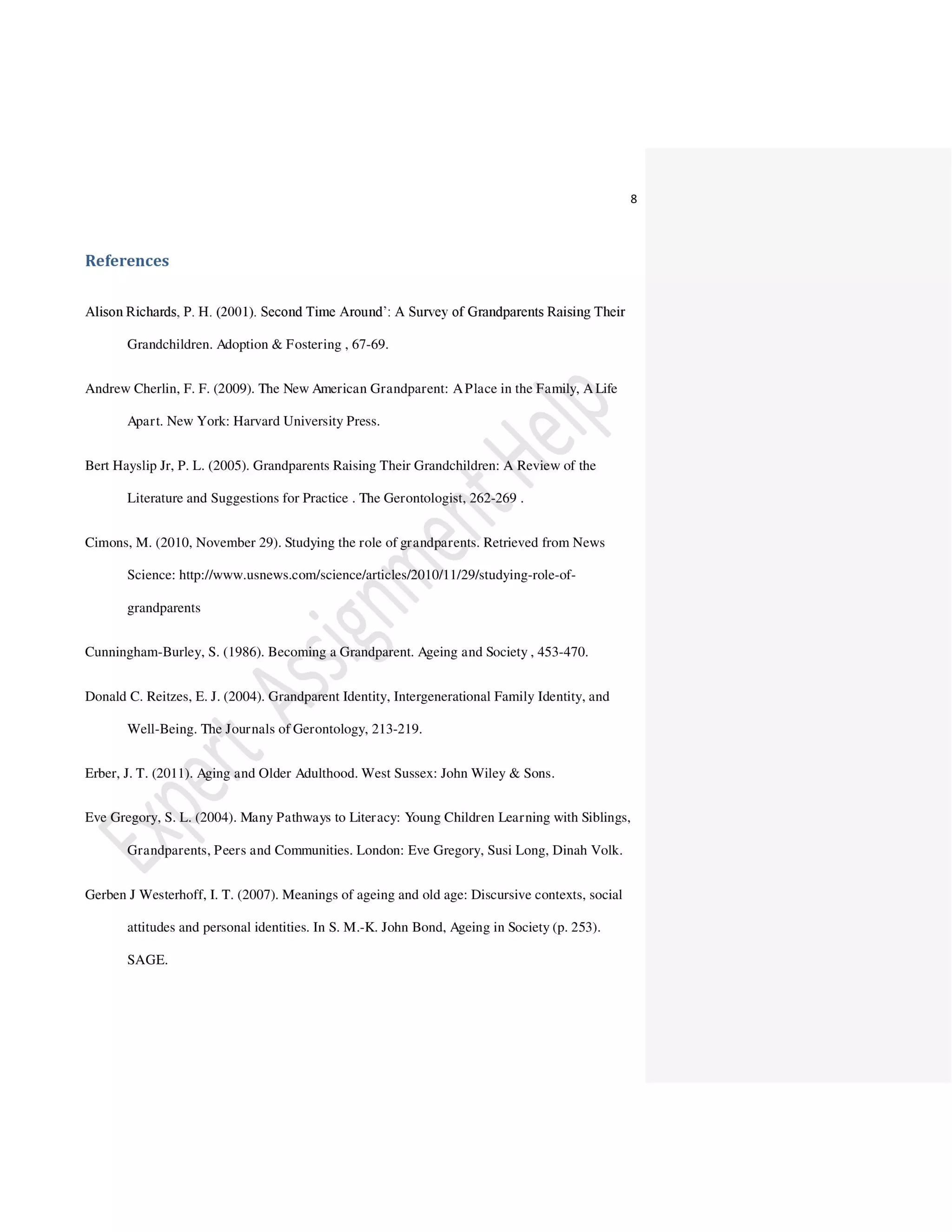 Psychological Changes in a Human When He Grows Old