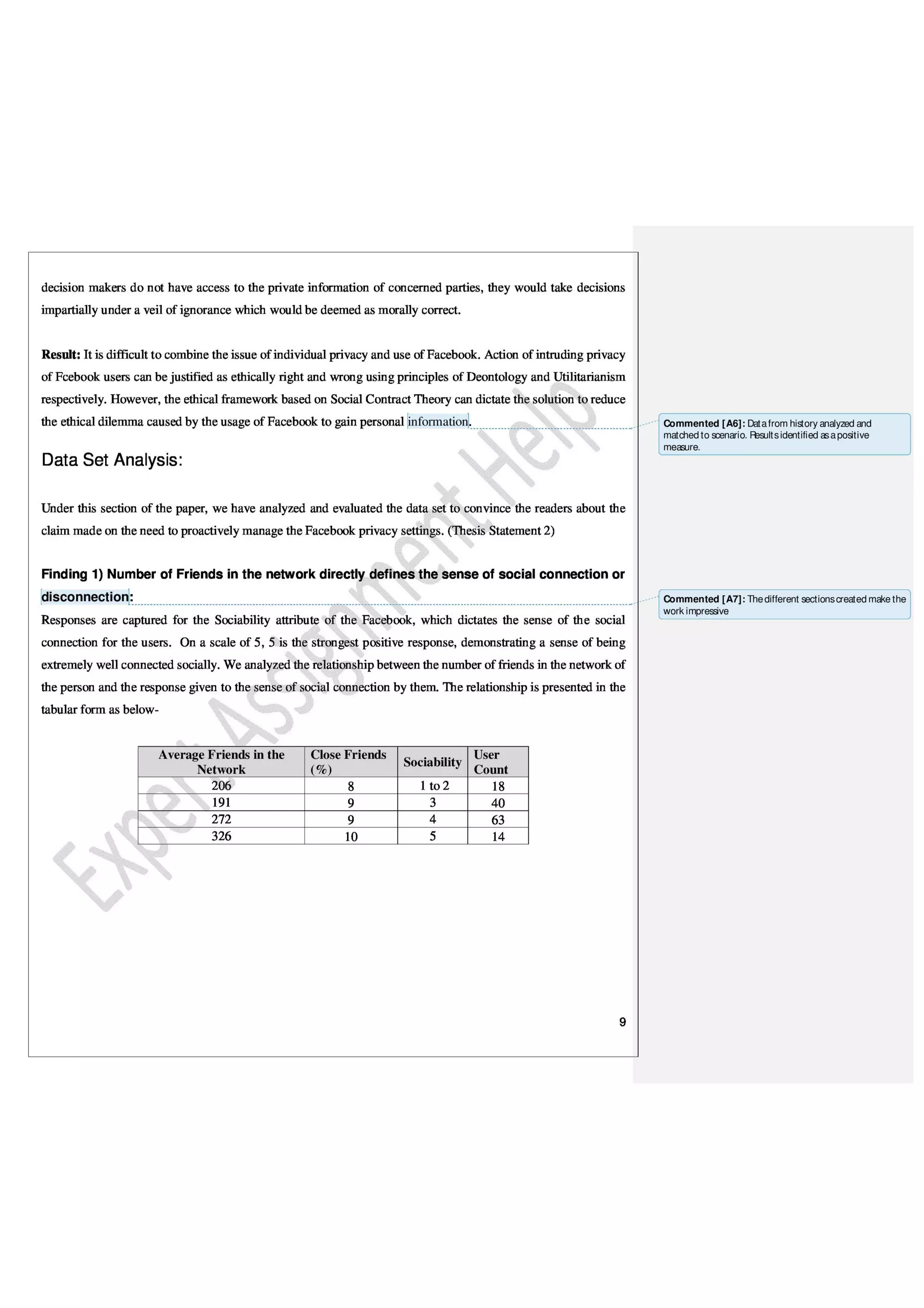 Marketing Thesis Paper on Ethical Issues with Facebook Data Privacy