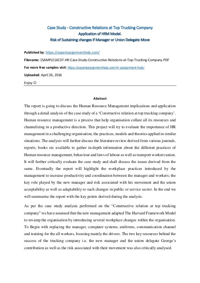 Human resource management case study assignment growing pa Human resource management case study assignment growing pa image