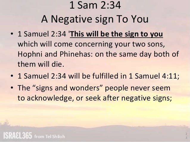 1 Samuel 14, Shiloh; LORD Sabbaoth, LORD Of Hosts