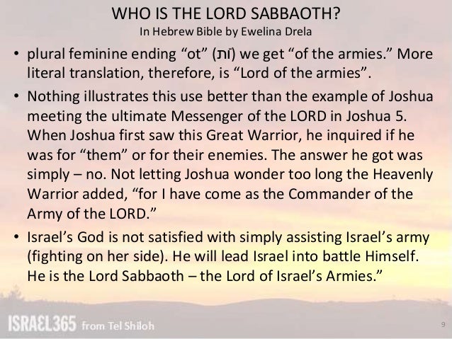 1 Samuel 14, Shiloh; LORD Sabbaoth, LORD Of Hosts