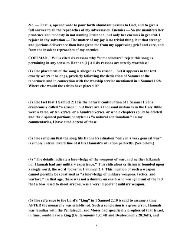 1 Samuel 2 Commentary PDF 1 Samuel 2 Commentary PDF