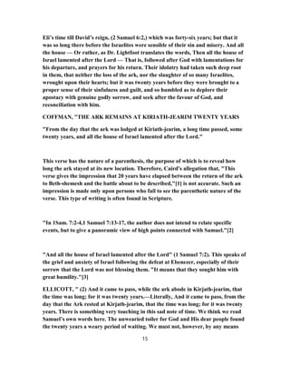 1 Samuel 7 Commentary