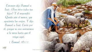 Primer Libro de Samuel - Ps. Edgar Santiago Huamán Julca
 