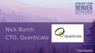 Nick Burch
CTO, Quanticate
Nick Burch
CTO, Quanticate
 