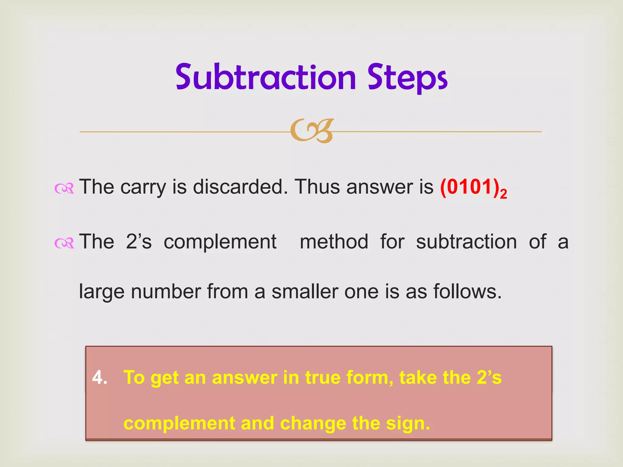 1s and 2s complement | PPTX