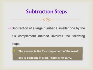 1s and 2s complement | PPTX