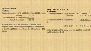 1’s and 2’s complements | PPT