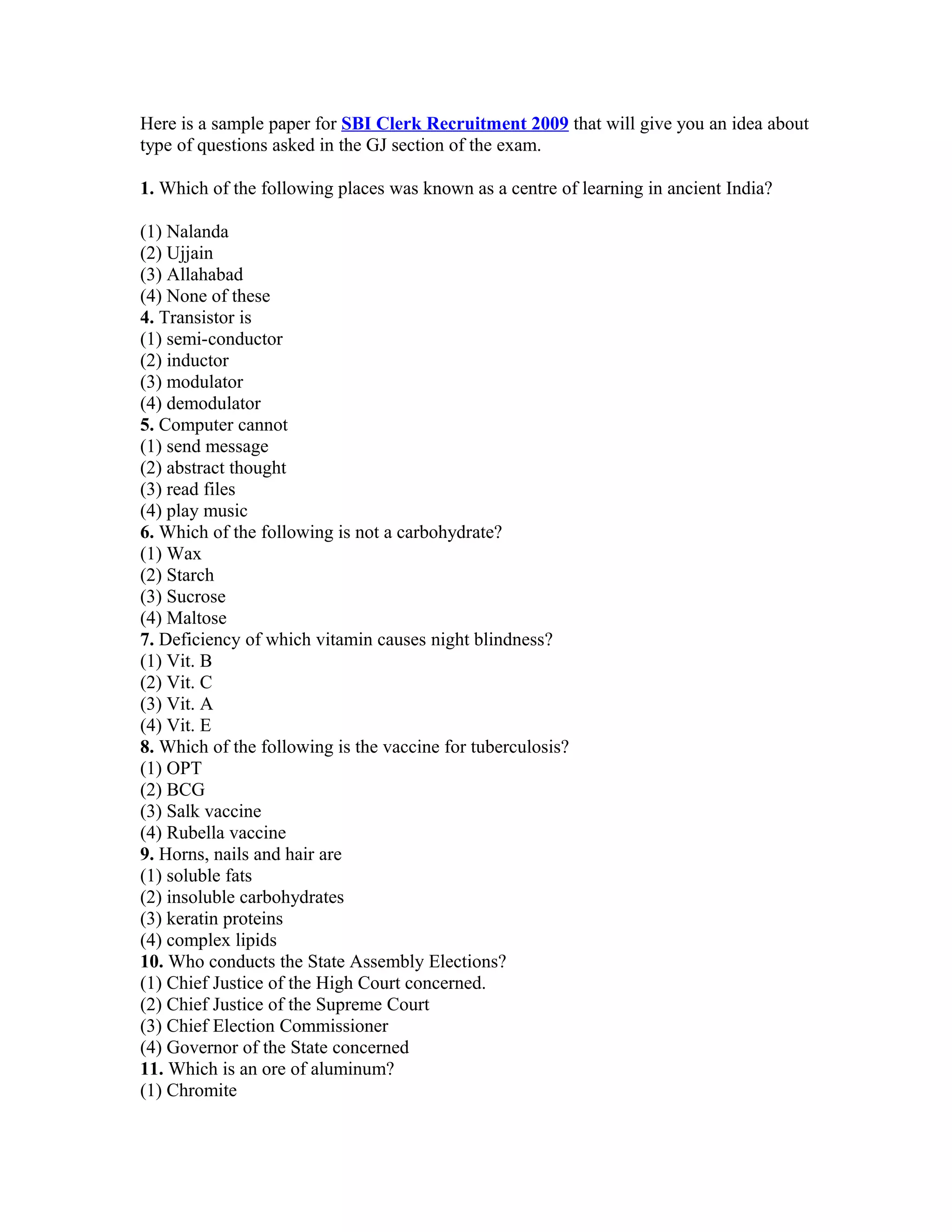 1 sbi probationary-question-paper | DOC