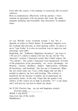 1 Scholarly Reflection Paper STUDENT NAME | DOCX