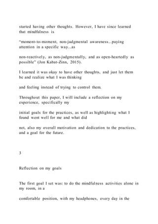 1 Scholarly Reflection Paper STUDENT NAME | DOCX
