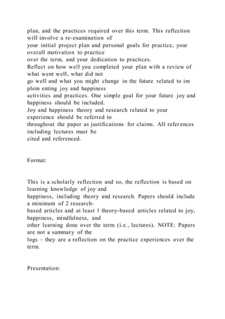 1 Scholarly Reflection Paper STUDENT NAME | DOCX