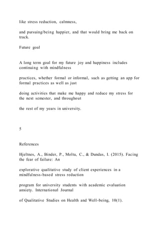1 Scholarly Reflection Paper STUDENT NAME | DOCX
