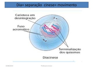 19/08/2015 Professora Ionara
Dia= separação cinese= movimento
 