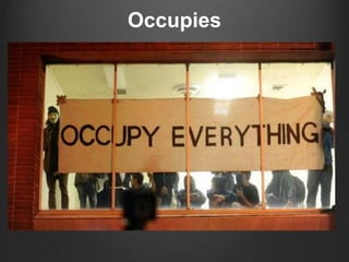 Occupies
 