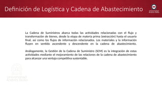 Introducción a la Cadena de Suministro y Sistemas Productivos ...