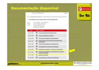 Documentação disponível
 