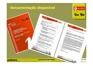 Documentação disponível
 