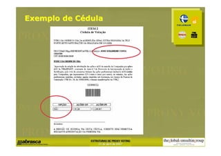 Exemplo de Cédula
 