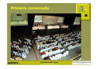 Primeira convocação
 