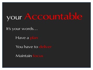 Mantra, Mission Statement, Purpose - One Sentence