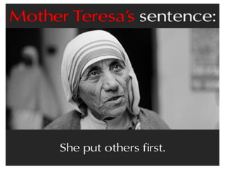 Mantra, Mission Statement, Purpose - One Sentence