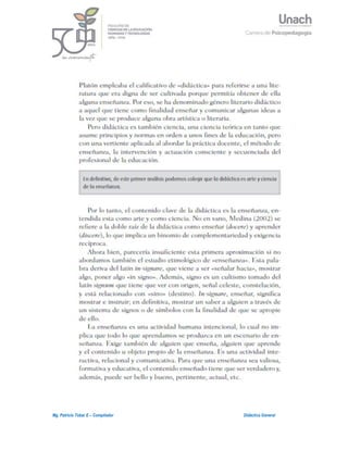 3Mg. Patricio Tobar E – Compilador Didáctica General
 