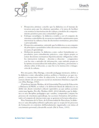 8Mg. Patricio Tobar E – Compilador Didáctica General
 