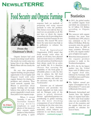 NewsLeTERRE -Organic Farming 