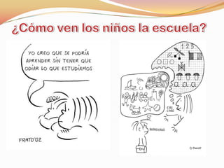 ¿Cómo ven los niños la escuela?