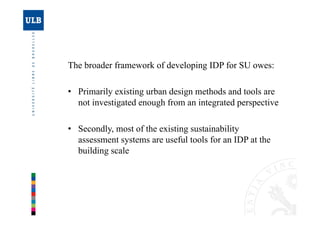 Exploring Integrated Design Process for Sustainable Urbanism | PDF
