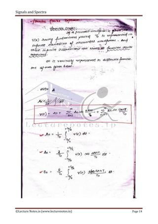 Spectrum Notes.pdf 1 signals and_spectra | PDF