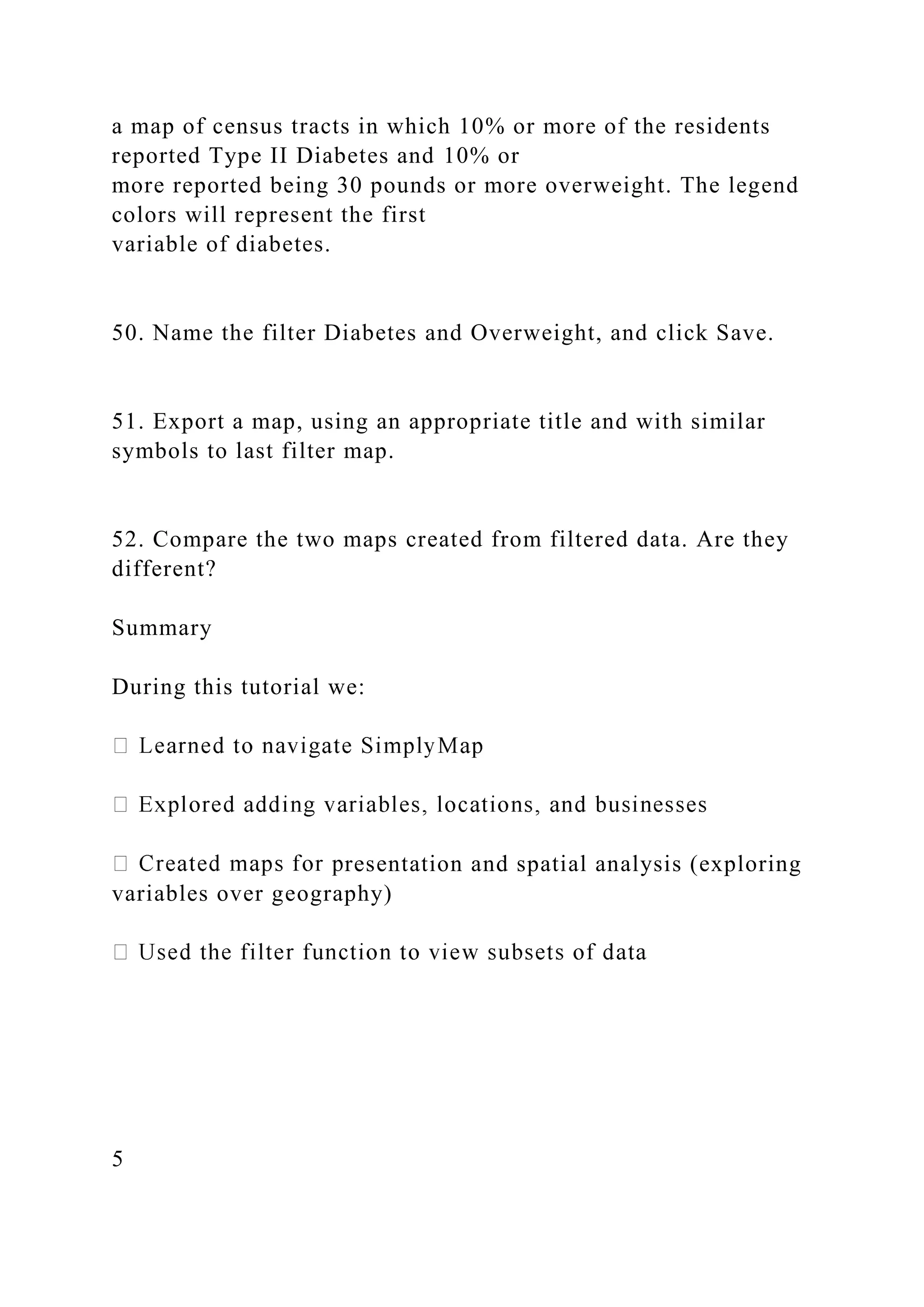 1 SimplyMap for Public Health Cecilia - 1 SimplyMap For Public Health Cecilia Smith Docx 9 2048