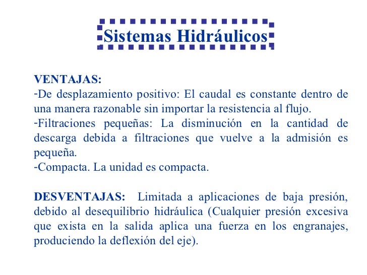 Ventajas y desventajas de la electrohidráulica