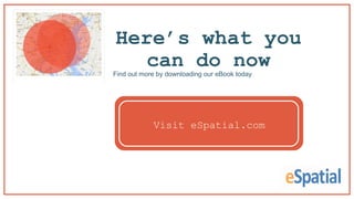 Here’s what you
can do nowFind out more by downloading our eBook today
Download eBook
 