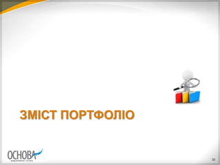 ЗМІСТ ПОРТФОЛІО
35
 