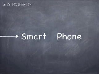 스마트교육이란?

Smart

Phone

 