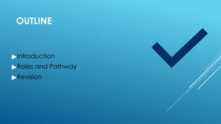 OUTLINE
▶Introduction
▶Roles and Pathway
▶Revision
 